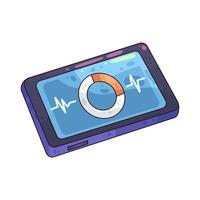 workout tracker app vector