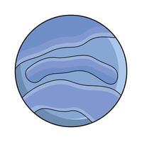 illustration of Neptune planet vector
