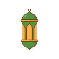 lantern ramadan icon design concept cartoon style vector