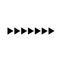 arrow pattern triangle design template vector
