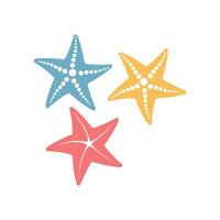 starfish icon design flat style vector