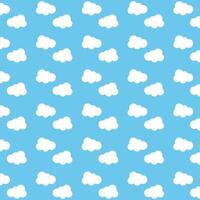 seamless pattern cloud background design template vector