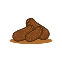 kurma dates design illustration cartoon style vector