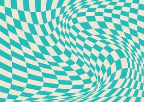 Psychedelic checkerboard texture. vector