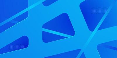 Abstract colorful bright blue 3D background with overlap shapes pattern and lines pattern. vector