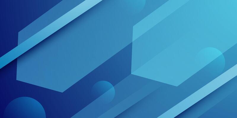 Abstract dark blue dynamic background. Overlap shapes pattern with shadow.