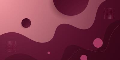 Abstract purple gradient wave color background. Fluid shapes geometric pattern. vector