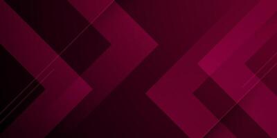 Abstract dark red arrow 3D background. Triangle shapes pattern overlap design. vector