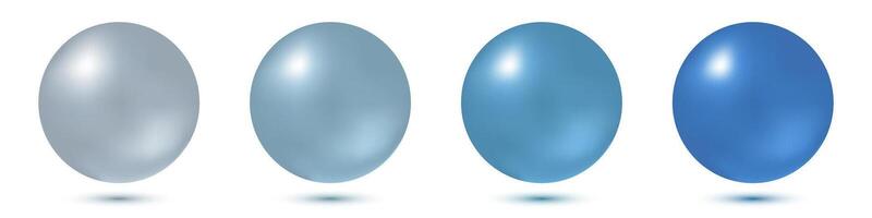 Colored 3d ball, volume sphere on a white background with shadows, colorful pearls, illustration vector