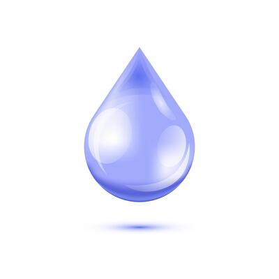 Droplet rain dew or liquid essence skin care product, Drop water or serum collagen illustration