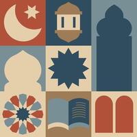 Abstract Ramadan Kareem Geometric Art vector