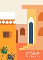Ramadan Kareem Abstract Artwork vector