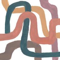 a colourful abstract pattern with lines and curves vector