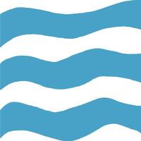 a blue and white wave with a white background vector