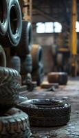 Tire Manufacturing Materials. Exploring Rubber, Chemicals, and Raw Components for Production Insights photo