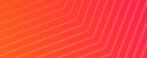 Modern orange backgrounds with lines. Header banner. Bright geometric abstract presentation backdrops. illustration vector