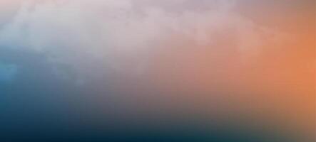 Modern orange and green gradient backgrounds with clouds. Header banner. Bright abstract presentation backdrop. illustration vector