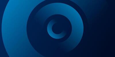 Dark blue circle shape abstract background. Shiny blue circle geometric shape with future technology concept vector