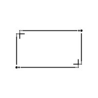 Square frame design, Digital technology communication social media internet web and screen theme illustration vector