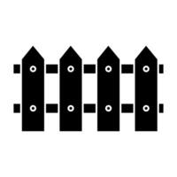 Fence icon over white background illustration silhouette style simple image design vector