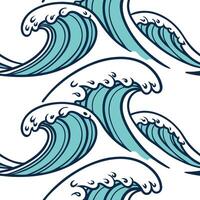 Abstract Colorful Waves Calendar Clean vector
