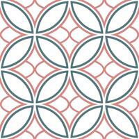 Abstract gradient circle tile pattern with fluid transitions on white background for a dynamic visual experience Clean vector