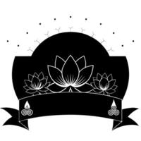 Abstract neon design of Labh Pancham with glowing flowers Clean Set 2 vector