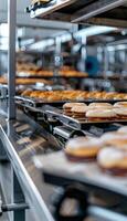 Automated Bakery Production Line in Hygienic Environment for Efficient Food Processing photo