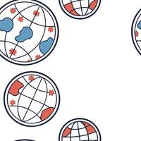 A globe with language markers for role play scenarios letting teams adapt content across borders and cultures seamlessly Clean vector