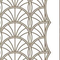Art deco geometric seamless pattern with metallic highlights for luxurious decor Clean Set 2 vector