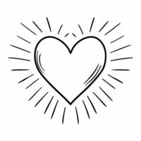A single floating heart with sound waves symbolizing compassion and rights for Human Rights Day Clean vector