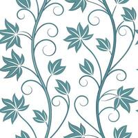Art Nouveau vine seamless tile pattern with flowing lines and pastel colors ideal for elegant dining rooms Clean Set 2 vector
