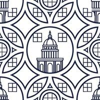 Assemble digital tile layout with culturally rich local icons crisp white balance and structured repeating elements for posters Clean vector
