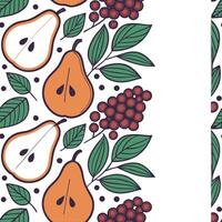 Autumn spices seamless tile pattern with cinnamon sticks nutmeg and cloves in warm tones Clean Set 2 vector