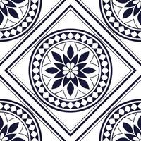 Blend intricate frame designs with geometric tile formations seamless pattern ready for branding luxurious prints Clean Set 2 vector
