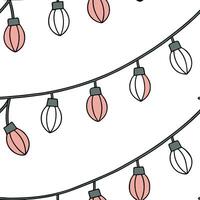 Bokeh Lights Calendar Clean vector