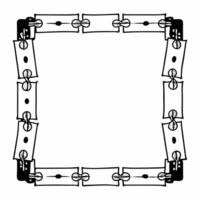 Border Frame with Briefcases and Dollar Signs Clean vector