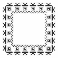 Border Frame with Safe Boxes and Profit Arrows Clean vector