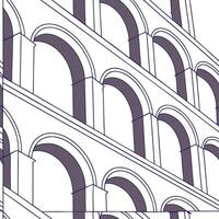 Compose multi level arch forms secure minimal white balance incorporate neon color pops finalize futuristic layered tiles for corporate usage Clean vector