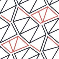 Compose repeated tile with angled futuristic bands polygon facets balanced white separation capturing advanced minimal design Clean vector