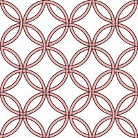 Compose symmetrical neon arcs and micro line connectors in seamless cyber tile isolating white blocks for clarity Clean vector