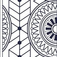 Conceive seamless tile uniting futuristic interfaces radiating lines balanced negative space forward thinking impression Clean vector