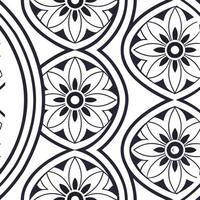 Construct layered symmetrical motifs mixing folk inspired swirl and geometric lattice for professional presentations and packaging excellence Clean vector