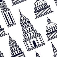 Craft modern seamless tile patterns featuring cultural themes textured elements and clear white space for professional use Clean vector