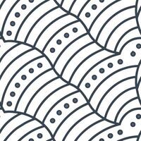 Craft oscillating wave arcs layered with minimal circuit markers separated by broad white emptiness for futuristic clarity Clean vector