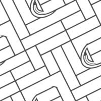 Craft seamless tile patterns using crisp techno lines minimalist digital graphics and isolated white balance for modern artistic layouts Clean vector