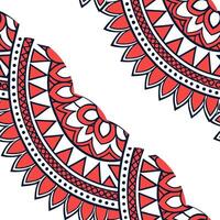 Craft vibrant seamless tile patterns using ethnic repeat designs with intricate details isolated white balance for a striking visual effect Clean vector