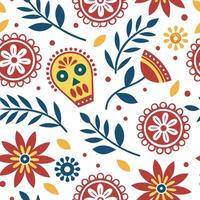 Create a seamless tile pattern inspired by traditional Aztec fabrics featuring vibrant color schemes and bold geometric designs Clean Set 7 vector