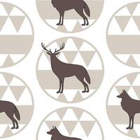 Create a seamless tile pattern inspired by traditional Aztec fabrics featuring vibrant color schemes and bold geometric designs Clean Set 9 vector