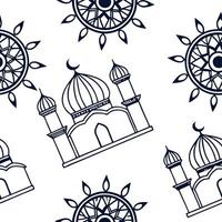 Create contemporary seamless patterns combining local traditions with cultural artifacts on white backgrounds suitable for digital marketing Clean vector